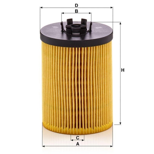 &Ouml;lfilter MANN-FILTER HU 823 x f&uuml;r BMW