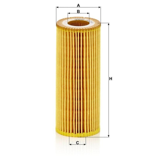 &Ouml;lfilter MANN-FILTER HU 721/4 x f&uuml;r BMW