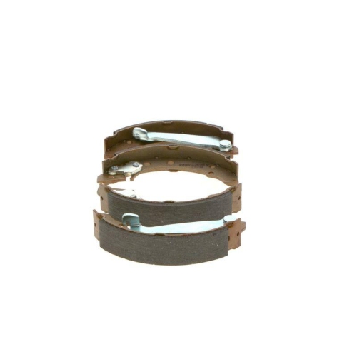 Bremsbackensatz BOSCH 0 986 487 002 f&uuml;r AUDI SEAT SKODA VAUXHALL VW, Hinterachse