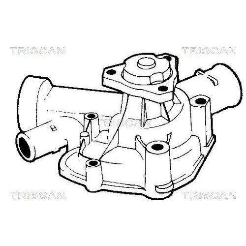 Wasserpumpe, Motork&uuml;hlung TRISCAN 8600 29390 f&uuml;r AUDI PORSCHE