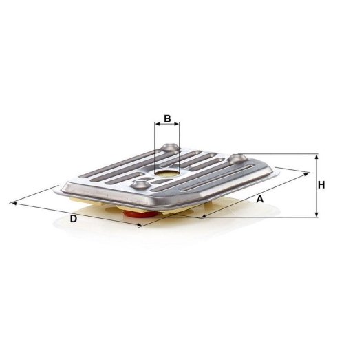 Hydraulikfilter, Automatikgetriebe MANN-FILTER H 2019 KIT f&uuml;r VAG