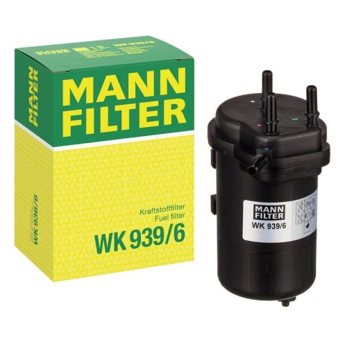Kraftstofffilter MANN-FILTER WK 939/6 f&uuml;r NISSAN RENAULT SUZUKI