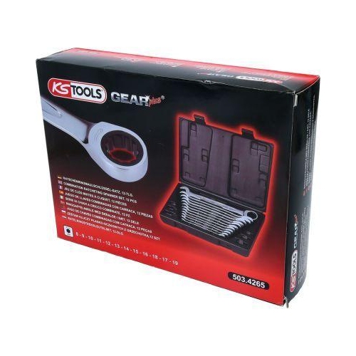 Ratschen-Ringgabelschlüsselsatz KS TOOLS 503.4265 für