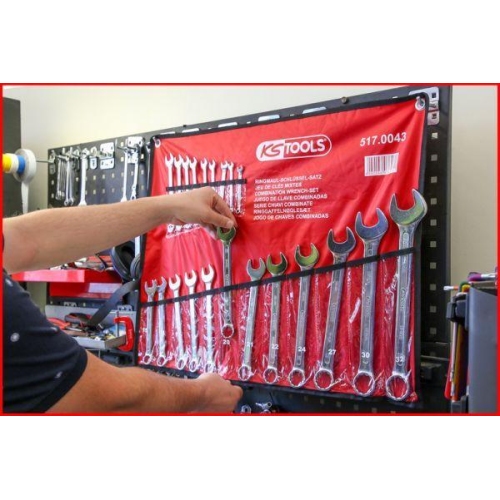 Ring-/Gabelschlüsselsatz KS TOOLS 517.0043 für