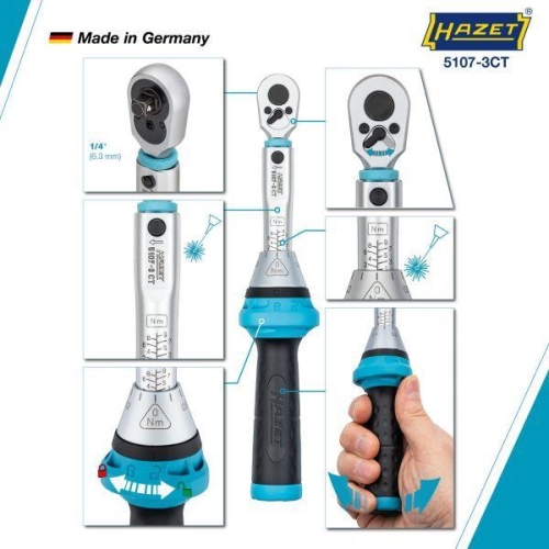 Drehmomentschlüssel HAZET 5107-3CT für