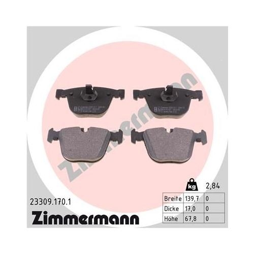 Bremsscheibe ZIMMERMANN 150.3481.20 COAT Z f&uuml;r BMW, Vorderachse