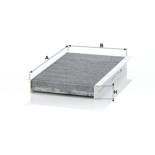 Filter, Innenraumluft MANN-FILTER CUK 2747 f&uuml;r JAGUAR LAND ROVER