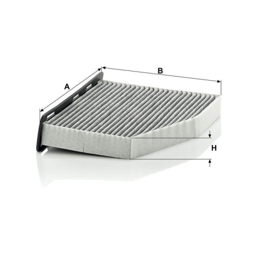 Filter, Innenraumluft MANN-FILTER CUK 2939 f&uuml;r VAG