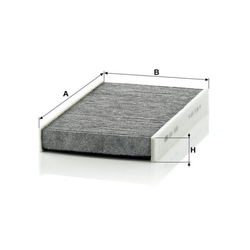 Filter, Innenraumluft MANN-FILTER CUK 1629 f&uuml;r NISSAN RENAULT