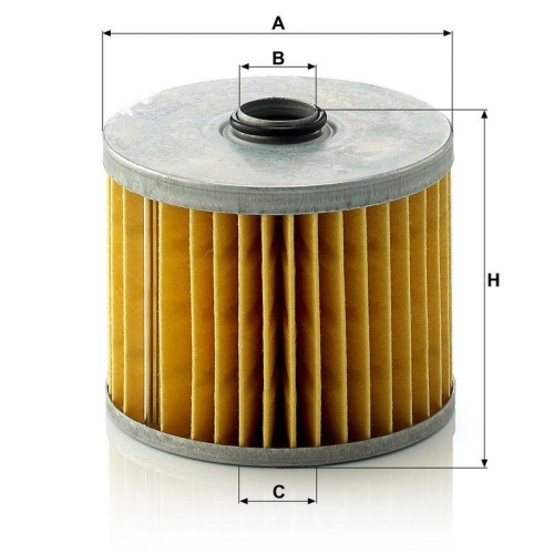 Kraftstofffilter MANN-FILTER P 923/1 x f&uuml;r BEDFORD CHRYSLER DAF LEYLAND RENAULT