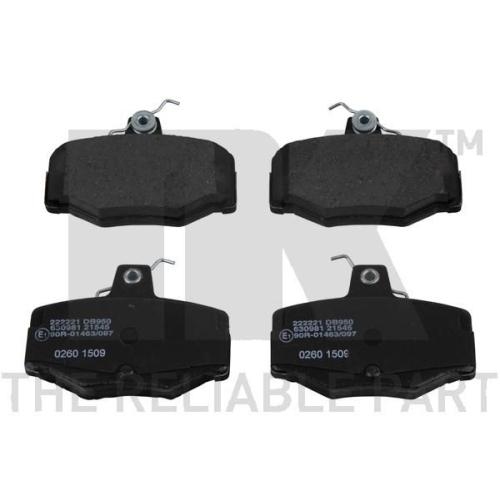 Bremsscheibe NK 202256 f&uuml;r NISSAN, Vorderachse