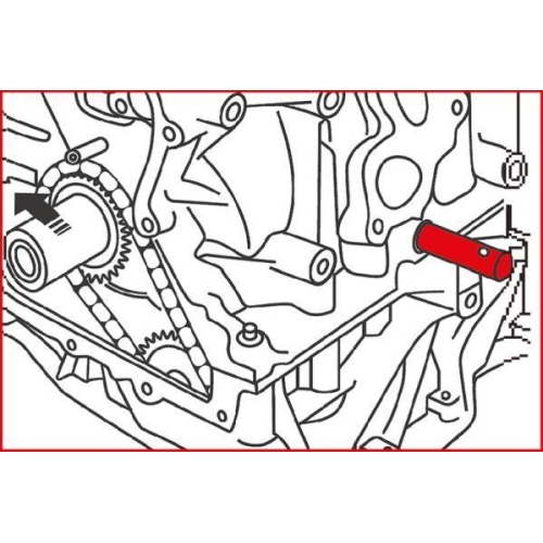 Einstellwerkzeugsatz, Steuerzeiten KS TOOLS 400.0950 f&uuml;r