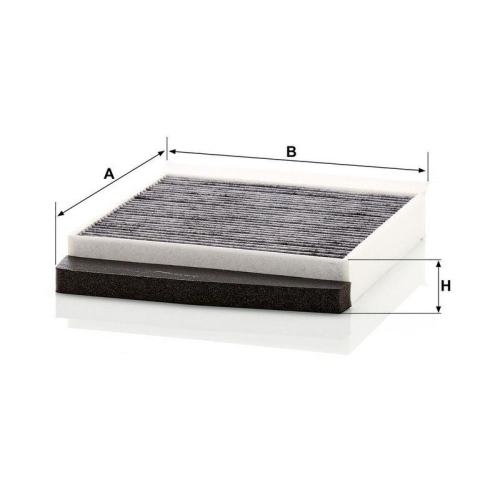 Filter, Innenraumluft MANN-FILTER CUK 2855 f&uuml;r VOLVO