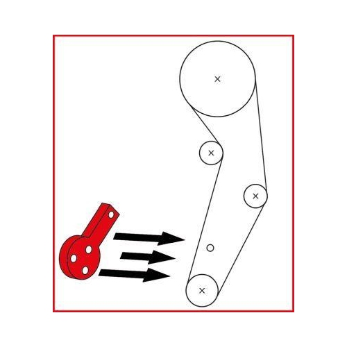 Einstellwerkzeugsatz, Steuerzeiten KS TOOLS 400.1000 für