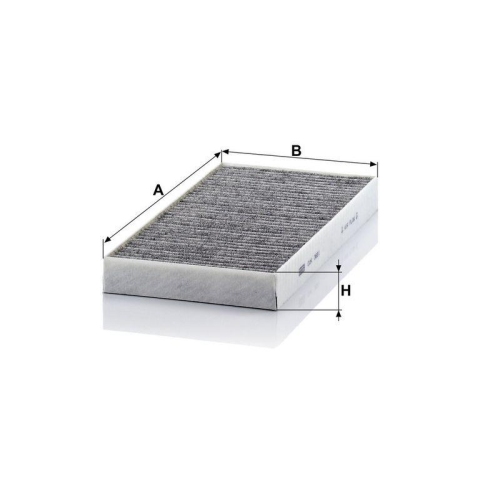 Filter, Innenraumluft MANN-FILTER CUK 3621 f&uuml;r MERCEDES-BENZ