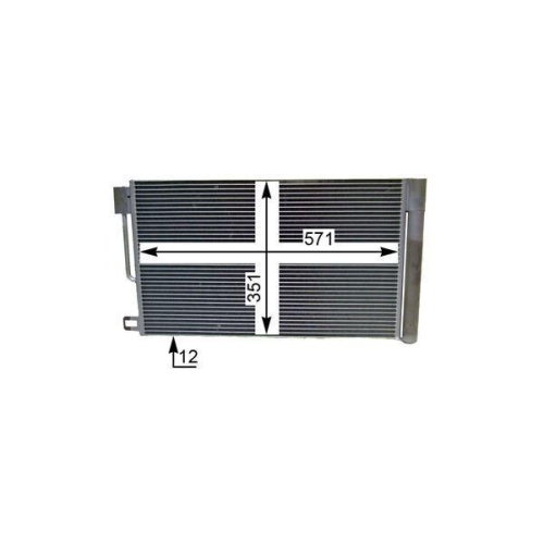 MAHLE AC 367 000P Kondensator, Klimaanlage BEHR *** PREMIUM LINE *** f&uuml;r CITRO&Euml;N