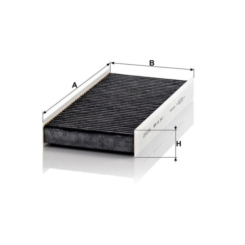 Filter, Innenraumluft MANN-FILTER CUK 3847 f&uuml;r CITRO&Euml;N FIAT PEUGEOT TOYOTA