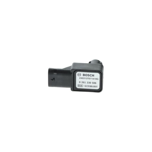 Sensor, Ladedruck BOSCH 0 261 230 506 f&uuml;r MERCEDES-BENZ, Luftfiltergeh&auml;use