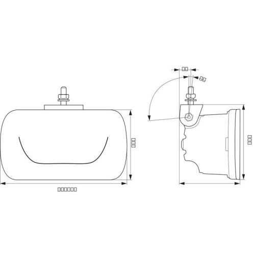 HELLA Fernscheinwerfer 1FE 016 773-011 f&uuml;r DAF LIEBHERR, links, rechts