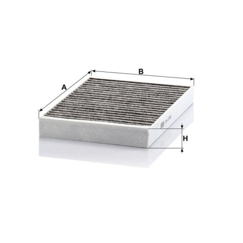Filter, Innenraumluft MANN-FILTER CUK 2722-2 f&uuml;r MERCEDES-BENZ