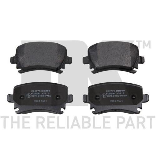 Bremsscheibe NK 204786 für AUDI SEAT SKODA VW, Vorderachse