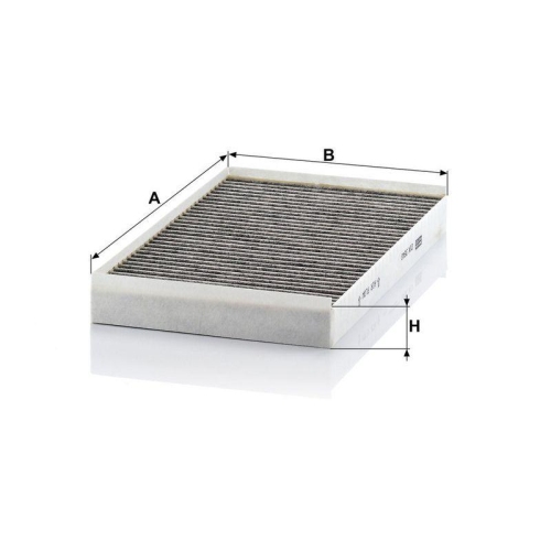 Filter, Innenraumluft MANN-FILTER CUK 3540 f&uuml;r MERCEDES-BENZ