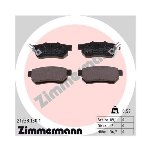 Bremsscheibe ZIMMERMANN 280.3153.20 COAT Z f&uuml;r HONDA ROVER HONDA (GAC)