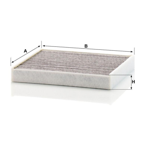 Filter, Innenraumluft MANN-FILTER CUK 2143 f&uuml;r GMC OPEL VAUXHALL GENERAL MOTORS