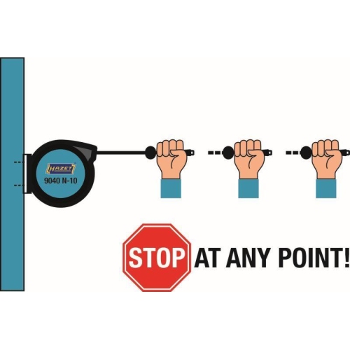 Schlauchaufroller HAZET 9040N-10 für