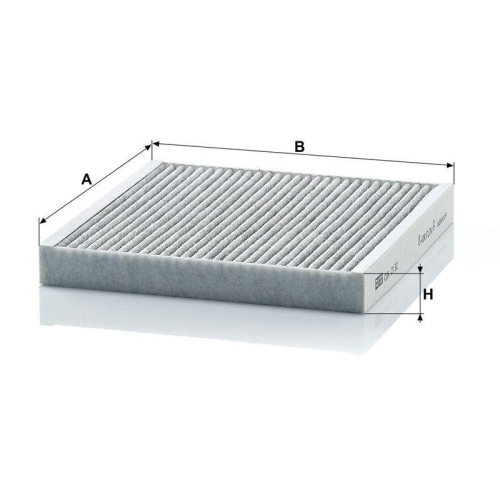 Filter, Innenraumluft MANN-FILTER CUK 2132 f&uuml;r MERCEDES-BENZ SMART