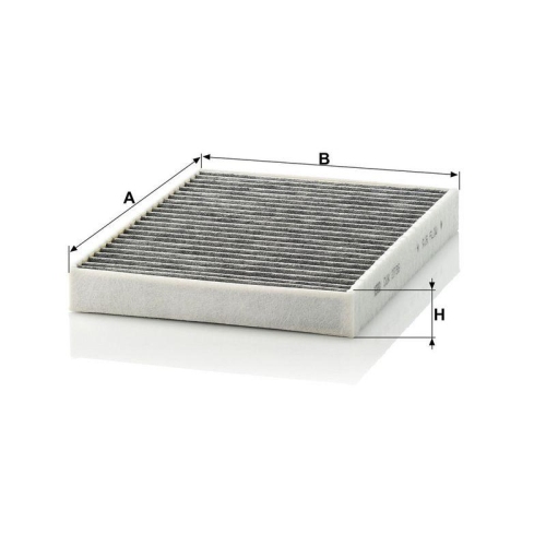 Filter, Innenraumluft MANN-FILTER CUK 2736-2 f&uuml;r BMW BENTLEY