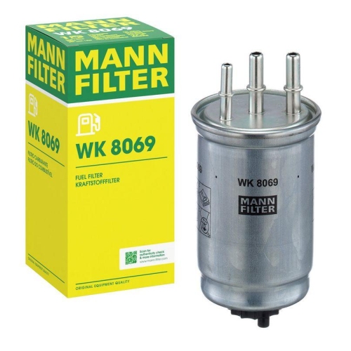 Kraftstofffilter MANN-FILTER WK 8069 f&uuml;r FORD JAGUAR SSANGYONG TATA KIA