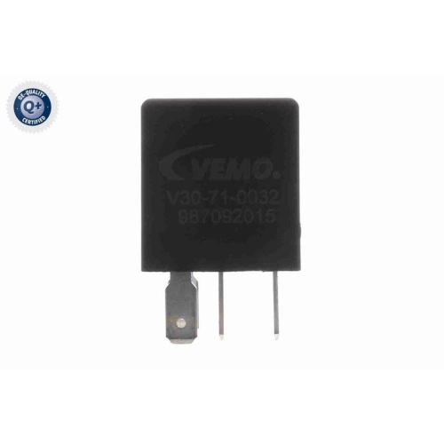 Relais, Kraftstoffpumpe VEMO V30-71-0032 Q+, Erstausr&uuml;sterqualit&auml;t f&uuml;r