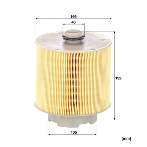 Luftfilter MANN-FILTER C 17 137 x f&uuml;r VAG