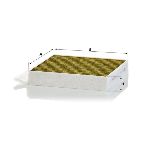 Filter, Innenraumluft MANN-FILTER FP 25 034-2 FreciousPlus f&uuml;r MERCEDES-BENZ