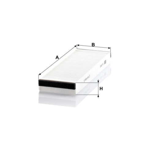 Filter, Innenraumluft MANN-FILTER CU 3023-2 f&uuml;r VAG, hinter dem Handschuhfach