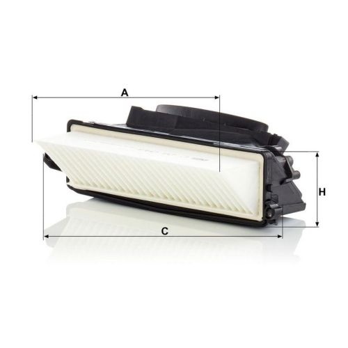 Luftfilter MANN-FILTER C 29 035-2 f&uuml;r MERCEDES-BENZ