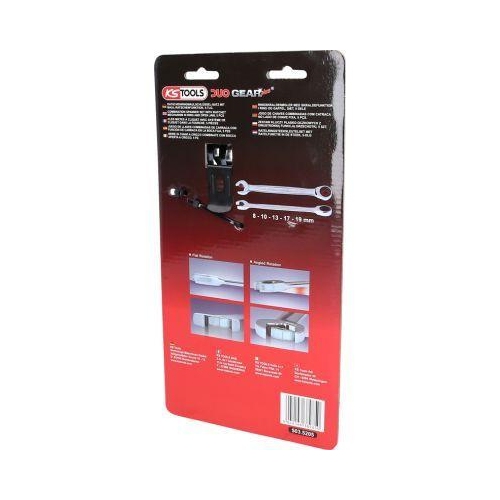Ratschen-Ringgabelschlüsselsatz KS TOOLS 503.5205 für