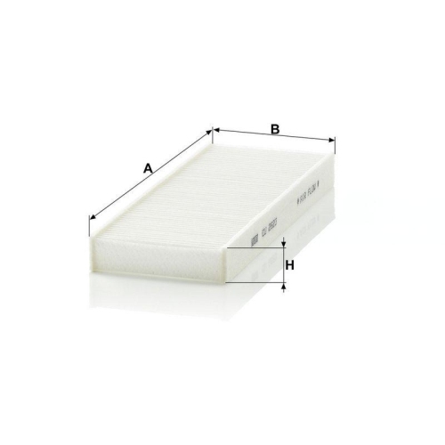 Filter, Innenraumluft MANN-FILTER CU 2623 f&uuml;r NISSAN