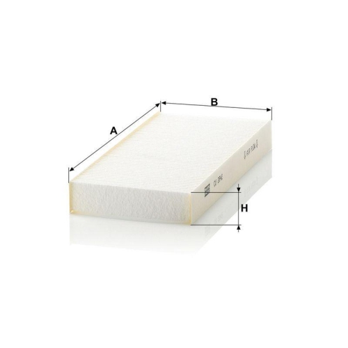Filter, Innenraumluft MANN-FILTER CU 2642 f&uuml;r RENAULT