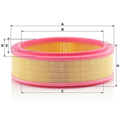 Luftfilter MANN-FILTER C 2672/1 f&uuml;r RENAULT