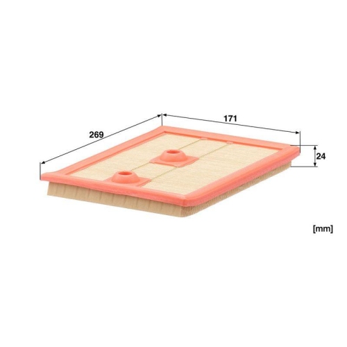 Luftfilter MANN-FILTER C 27 009 f&uuml;r VAG