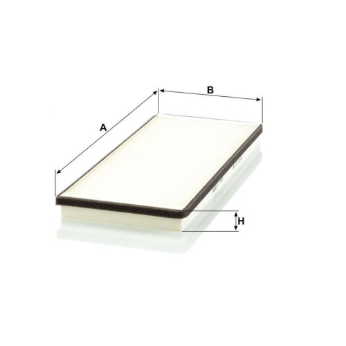 Filter, Innenraumluft MANN-FILTER CU 3858 f&uuml;r CHRYSLER FIAT MERCEDES-BENZ VAG