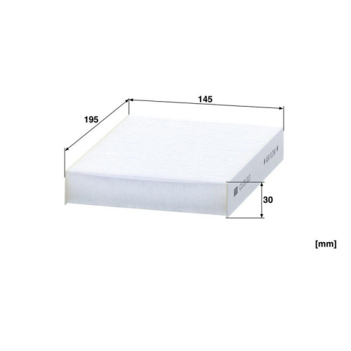 Filter, Innenraumluft MANN-FILTER CU 20 013 f&uuml;r CITRO&Euml;N PEUGEOT TOYOTA