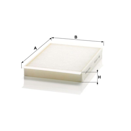 Filter, Innenraumluft MANN-FILTER CU 25 002 f&uuml;r MERCEDES-BENZ
