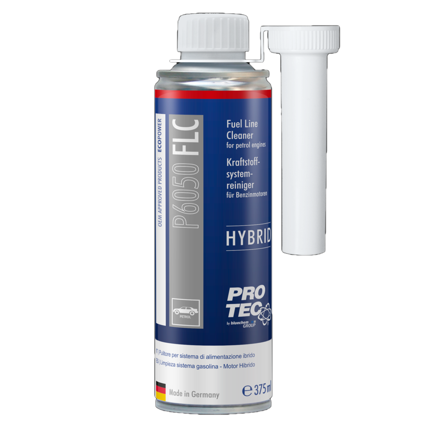 PROTEC 3x 375 ml Kraftstoffsystemreiniger Hybrid P6050 Reinigt Benzinsystem