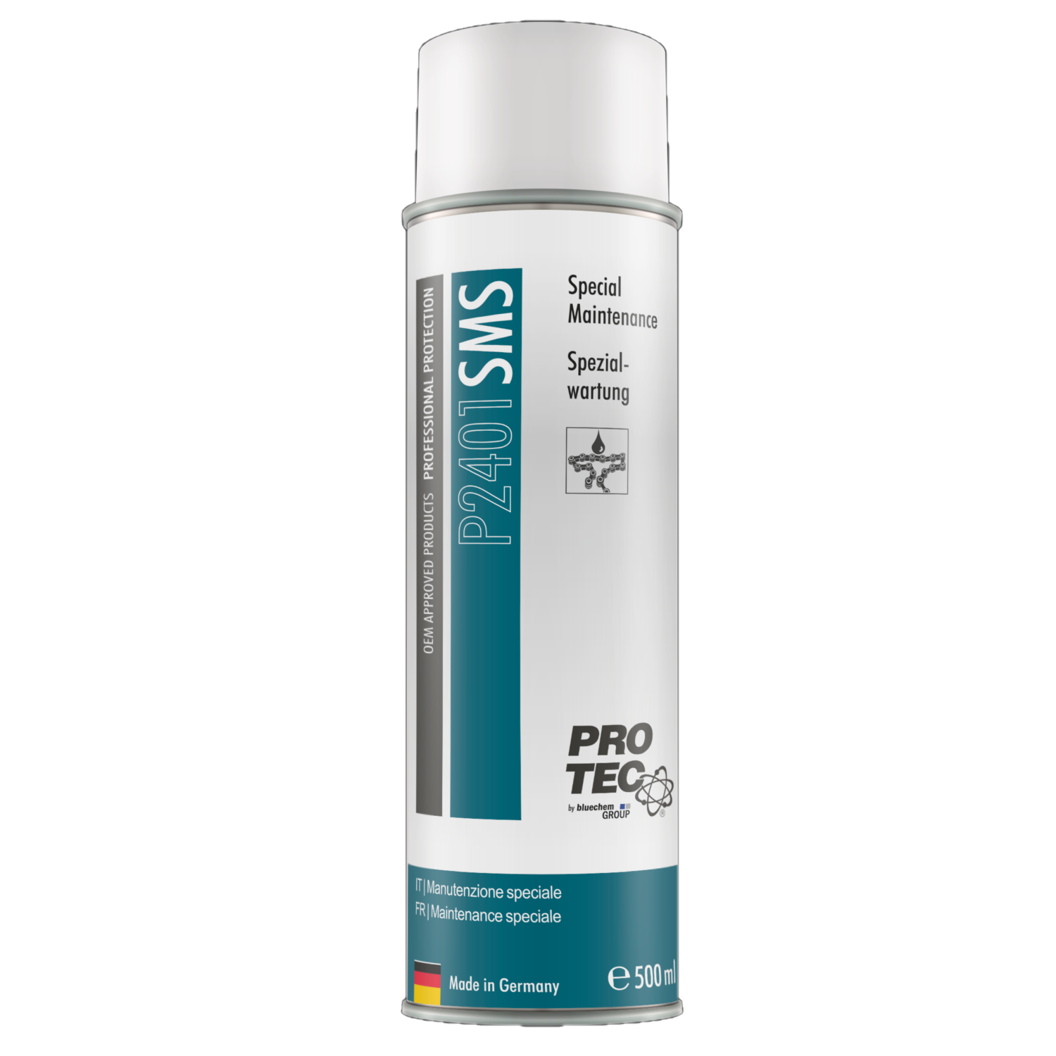 PROTEC 8x 500 ml Spezialwartung P2401 Schmierung, Schutz und Korrosionsschutz