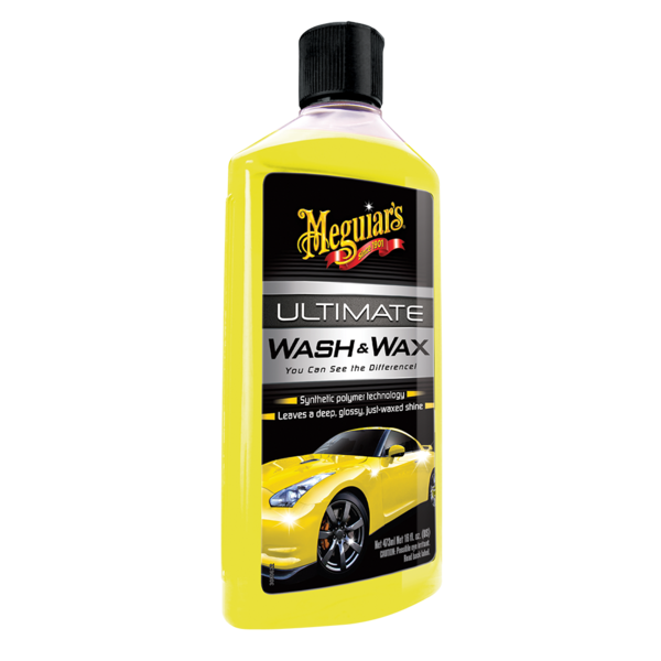 Meguiars G17716EUMEG Ultimate Wash & Wax 473ml & X3002EUMEG Waschhandschuh