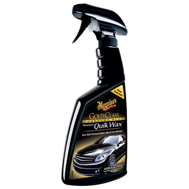 Meguiars G7716EUMEG Gold Class Quik Wax 473ml & X2035EUMEG Mikrofaser Tücher