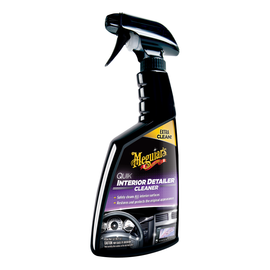 Meguiars G13616EUMEG Quik Interior Cleaner 473ml & X2010EUMEG Mikrofaser Tuch